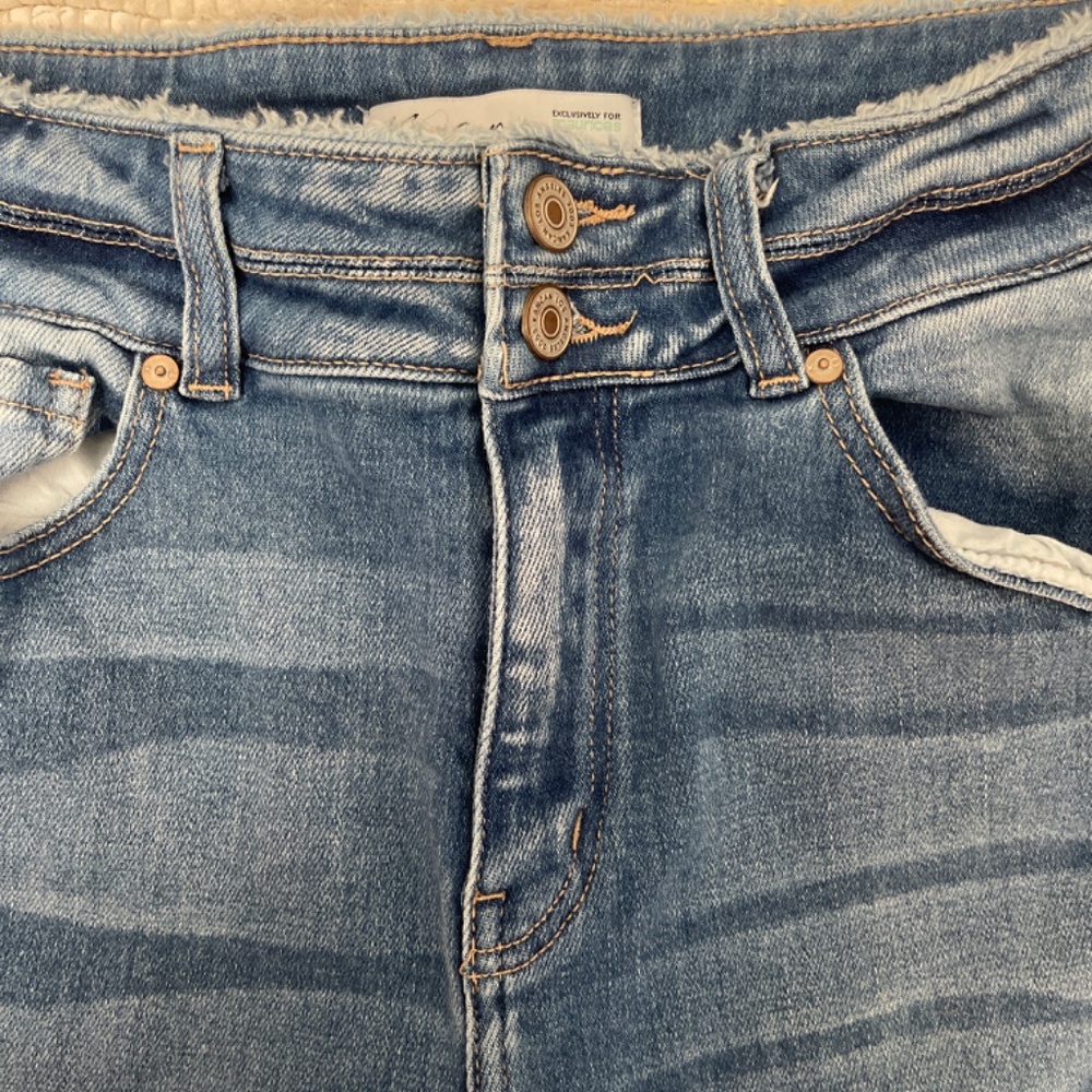 KanCan Ultra High Rise Stretch Distressed Skinny Jeans Size 29 - Picture 5 of 9